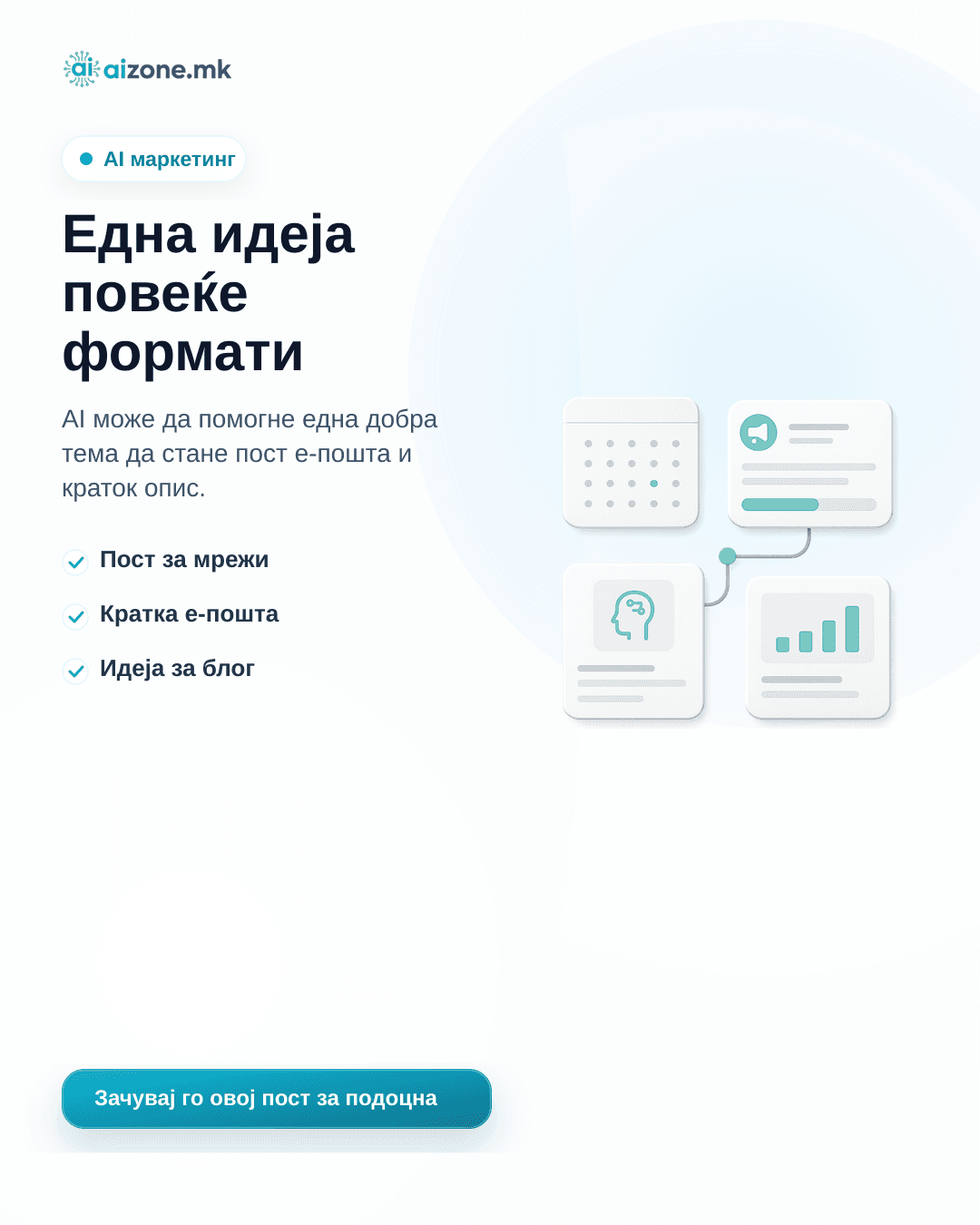 Една идеја повеќе формати